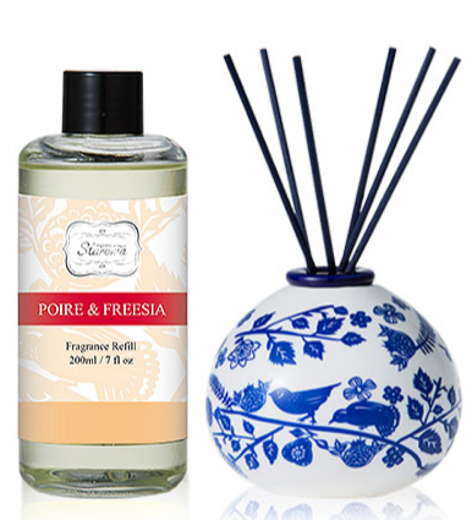 Porcelain Reed Diffuser-Poire & Freesia